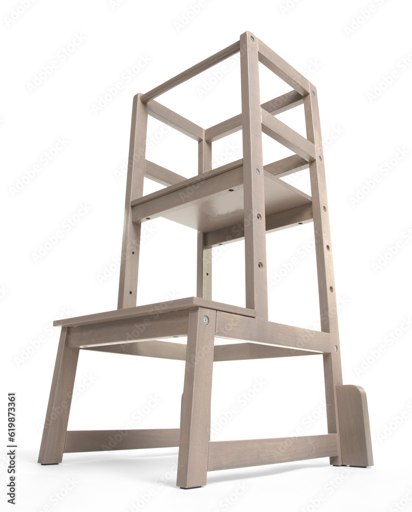 Ladder for a toddler isolated