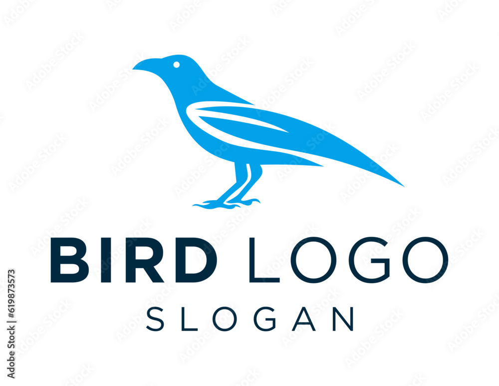 Logo about Bird on a white background. created using the CorelDraw application.