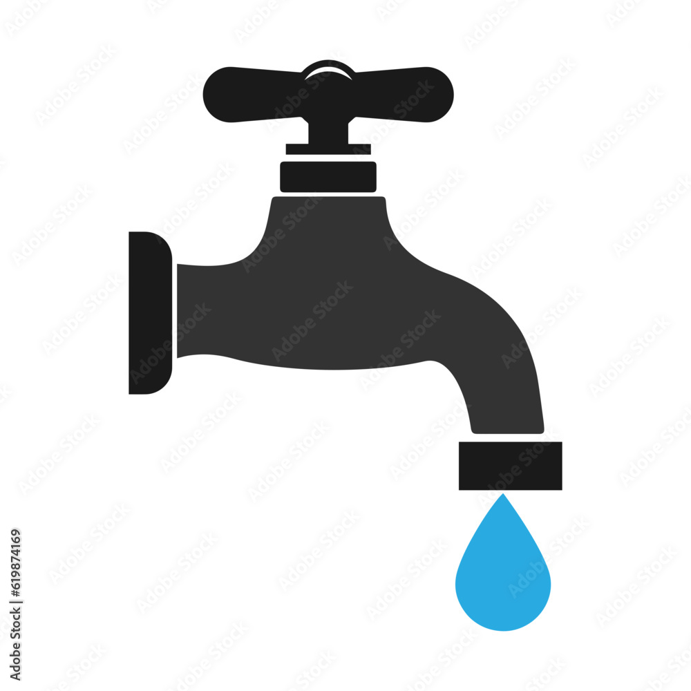 faucet with water drop faucet with water drop