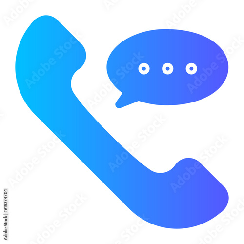 phone call gradient icon
