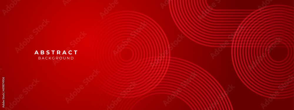 Abstract shiny geometric lines on red background. Glowing blue diagonal rounded lines pattern. Modern banner template design with space for your text. Vector illustration Abstract shiny geometric lines on red background. Glowing blue diagonal rounded lines pattern. Modern banner template design with space for your text. Vector illustration