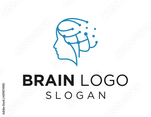 Logo about Brain on a white background. created using the CorelDraw application.