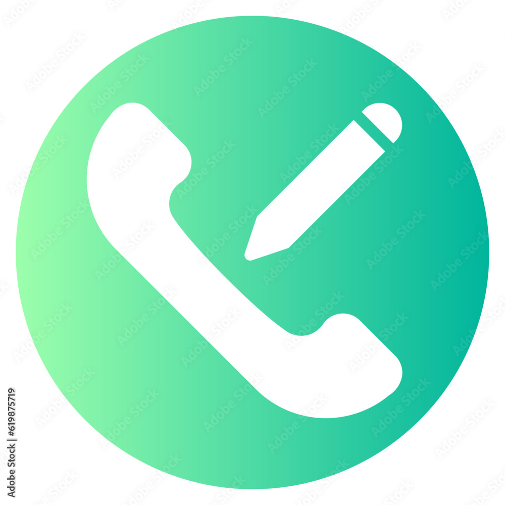 phone call gradient icon