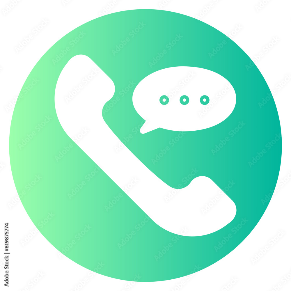 phone call gradient icon phone call gradient icon
