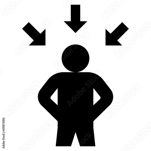 arrogance glyph style icon