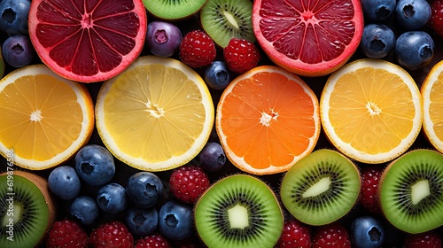 various kinds of Colorful fruit pattern 
