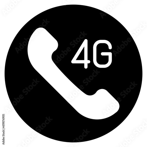 4g glyph icon