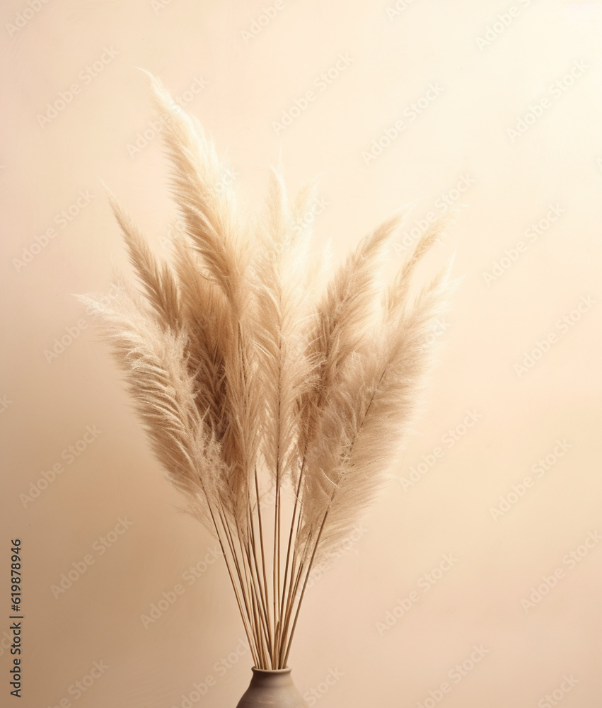 Background with dried pampas grass. Background with dried pampas grass.