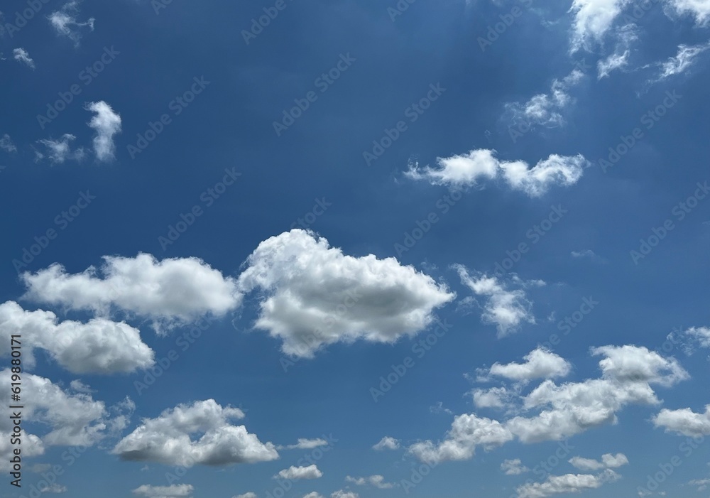 Obraz premium 青空と雲