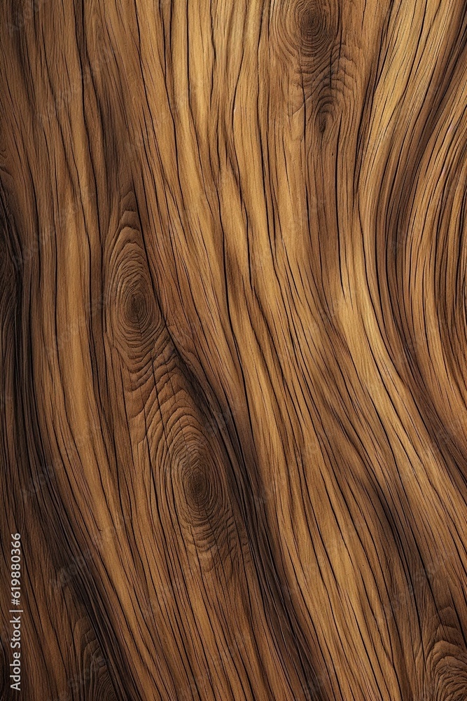 Obraz premium Detailed wooden texture. Created with generative artificial intelligence.