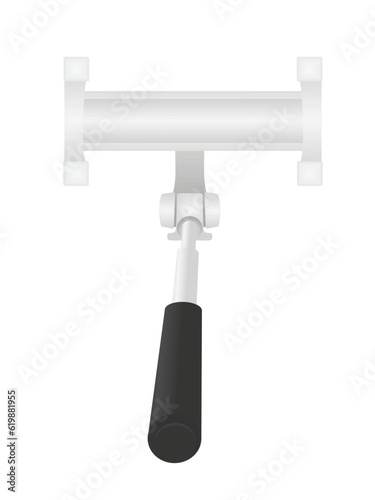 Selfie stick monopod. vector illustration