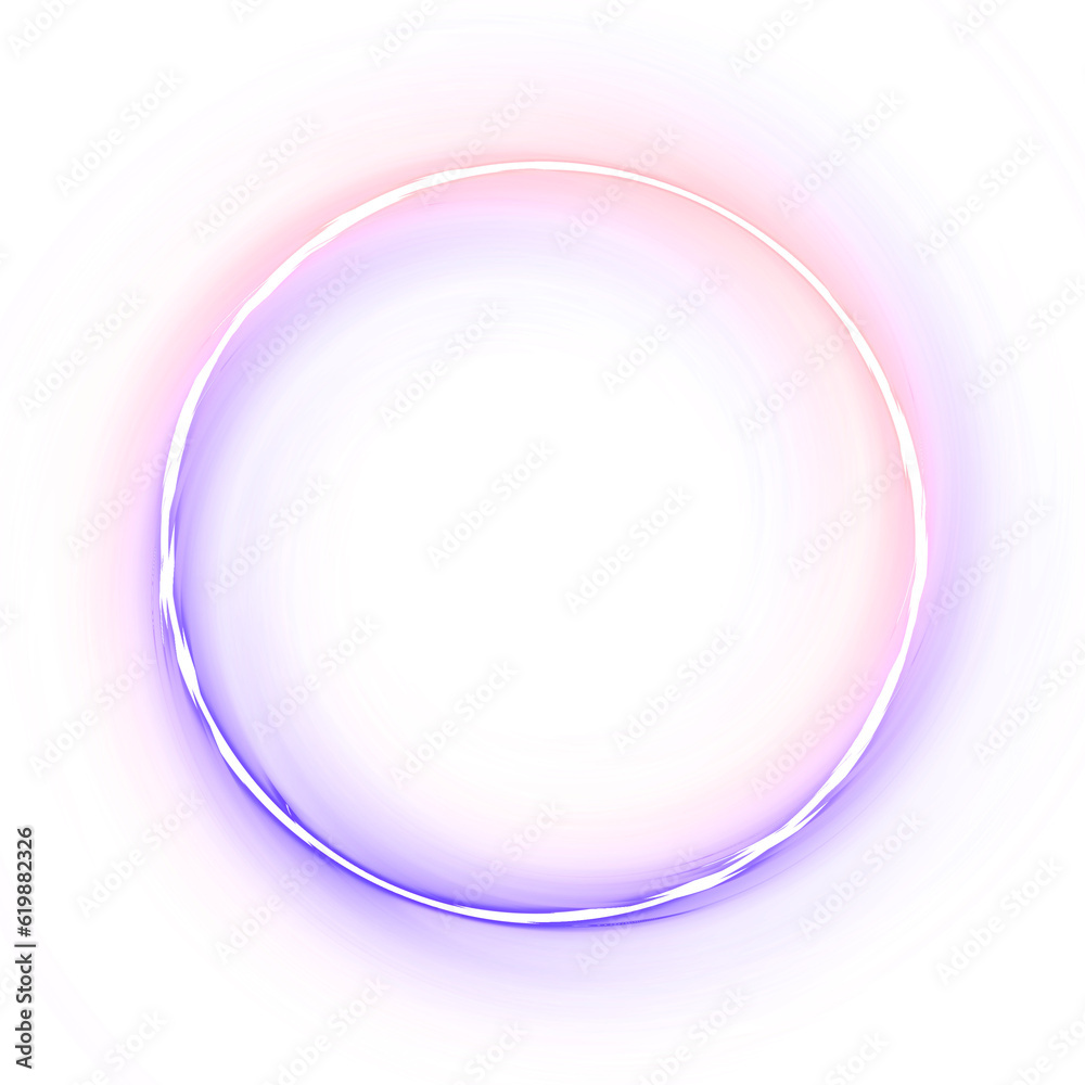 Pastel neon circle frame border Pastel neon circle frame border