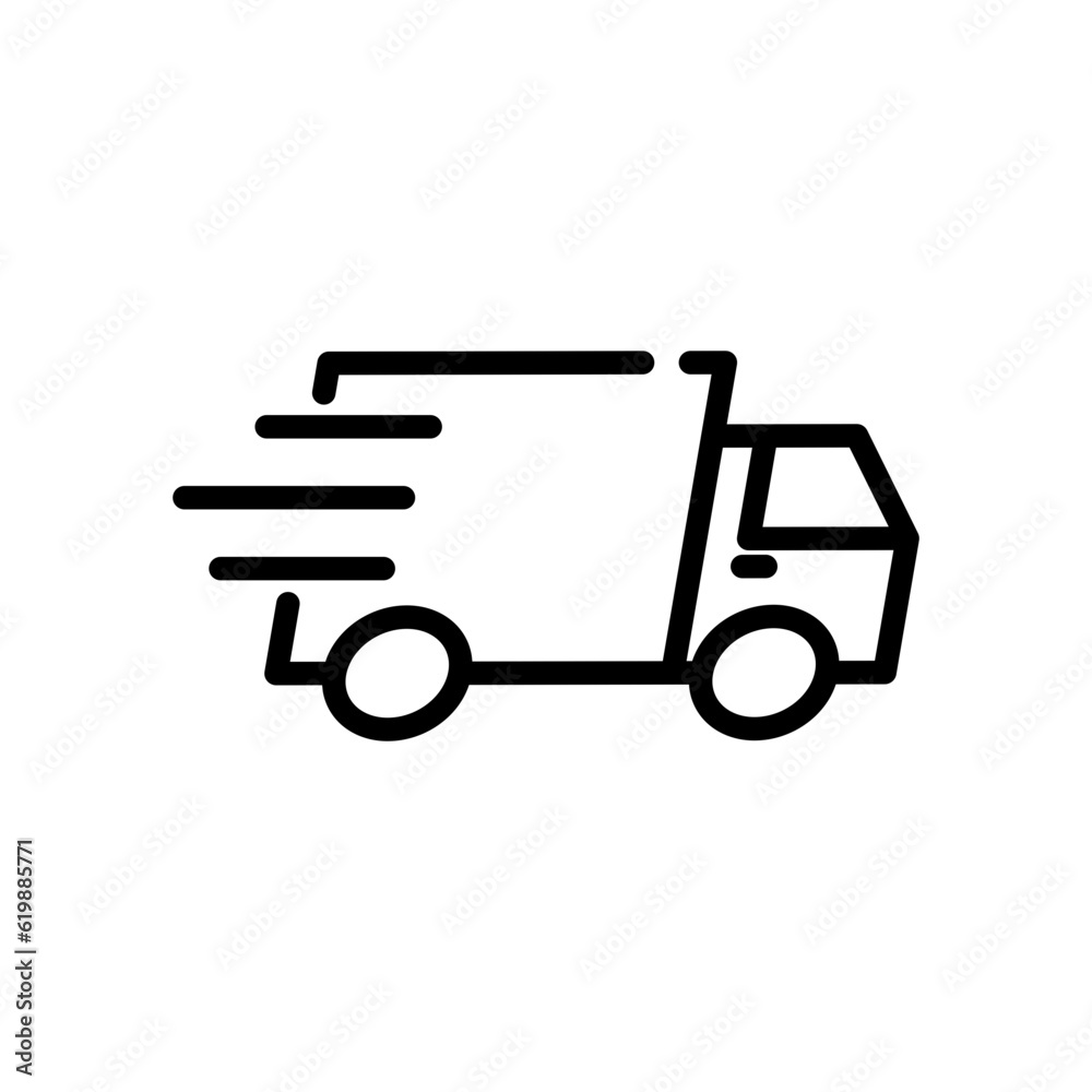 Truck icon delivery. Truck icon delivery.