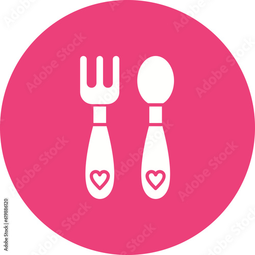 Baby cutlery Icon