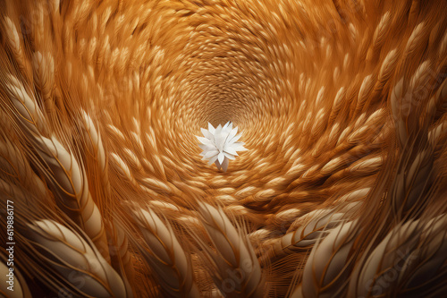 wheat background optical illusion