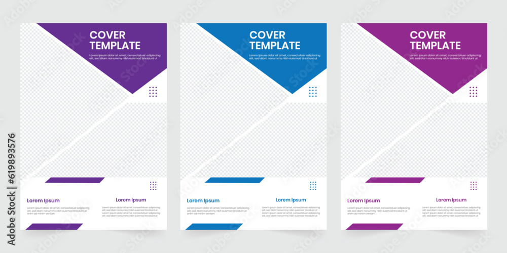 Corporate flier and annual report a4 cover page template, minimalist flyer, and booklet vector custom graphic, modern front cover style background