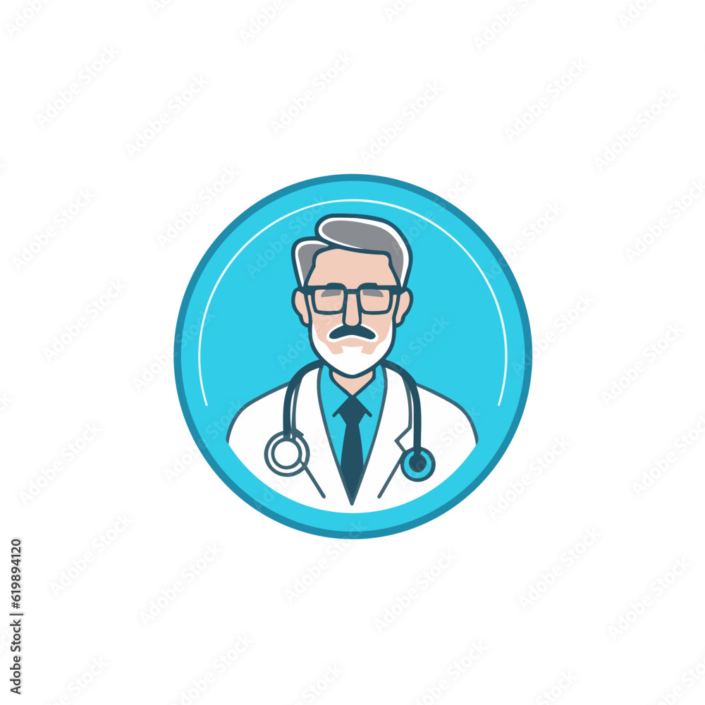 Healthcare Hero: Doctor Logo Vector Design for Medical Professionals and Clinics