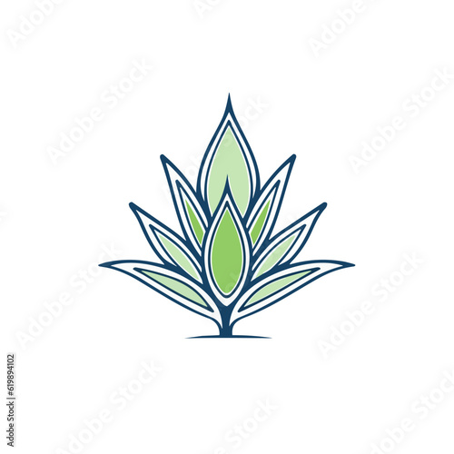 Premium Aloe Vera Logo Vector Design for Health and Beauty Brands