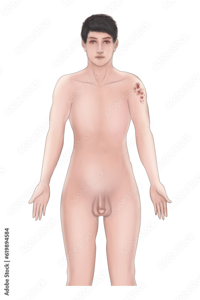 Ebola virus can cause widespread bleeding in the body, and superficial bleeding can manifest as subcutaneous bleeding.