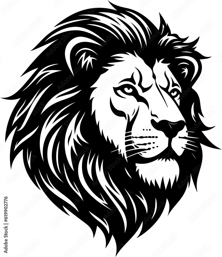 Lion SVG, Lion head SVG, Lion roar SVG, svg Lion, Lion head svg, Royal Lion Vector svg