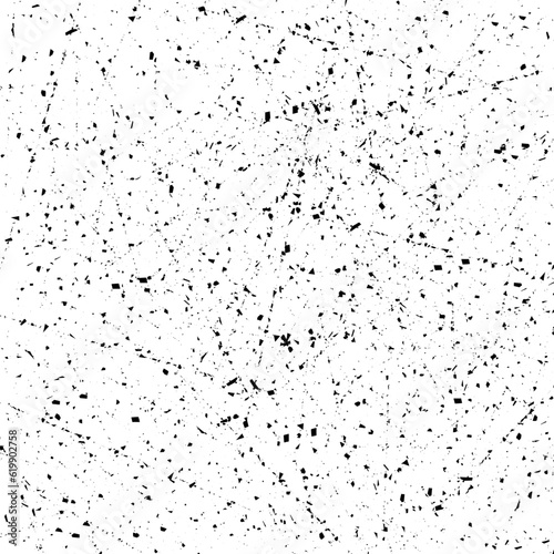 Fine grained vector texture. Grunge. Monochrome abstract splash background. Scratched.