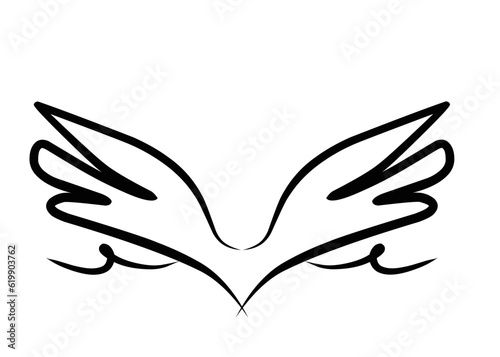 Doodle Angel Wings