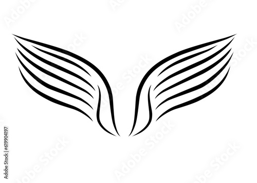 Doodle Angel Wings