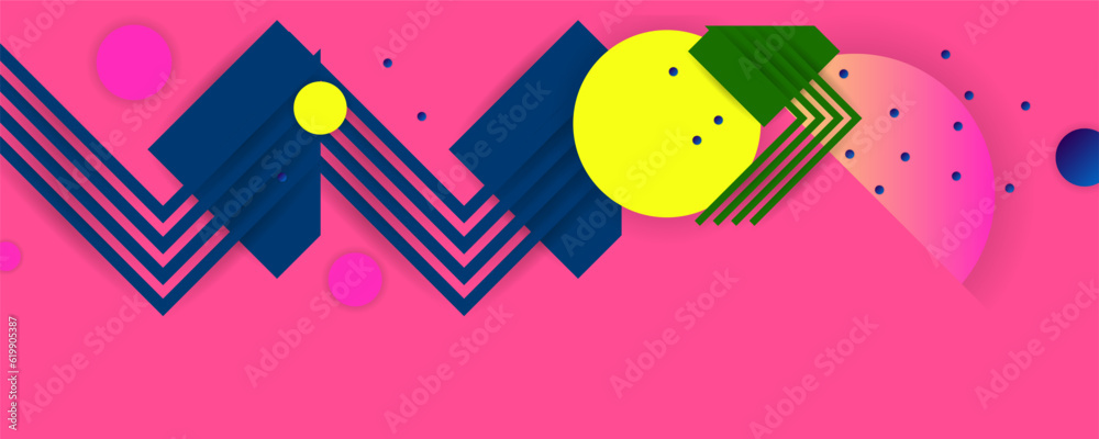 New Summer Barbie pink background Bright color design backgrounds template summer juicy background with geometric elements New Summer Barbie pink background Bright color design backgrounds template summer juicy background with geometric elements