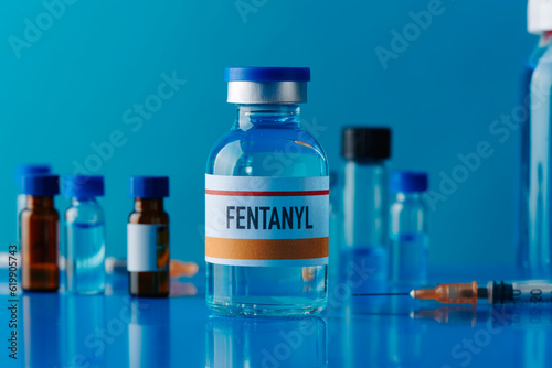 simulated vial of fentanyl