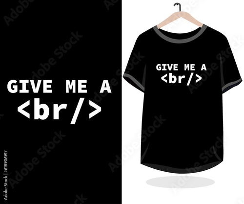 T-shirt design vector template
