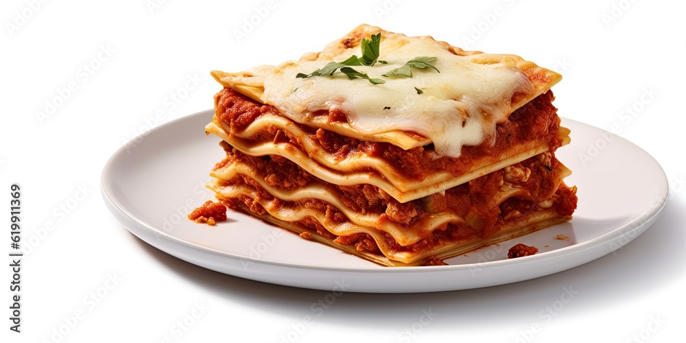a horizontal format, Lasagna, or Italian treat, oven-fresh Food-themed in a JPG format. Generative AI