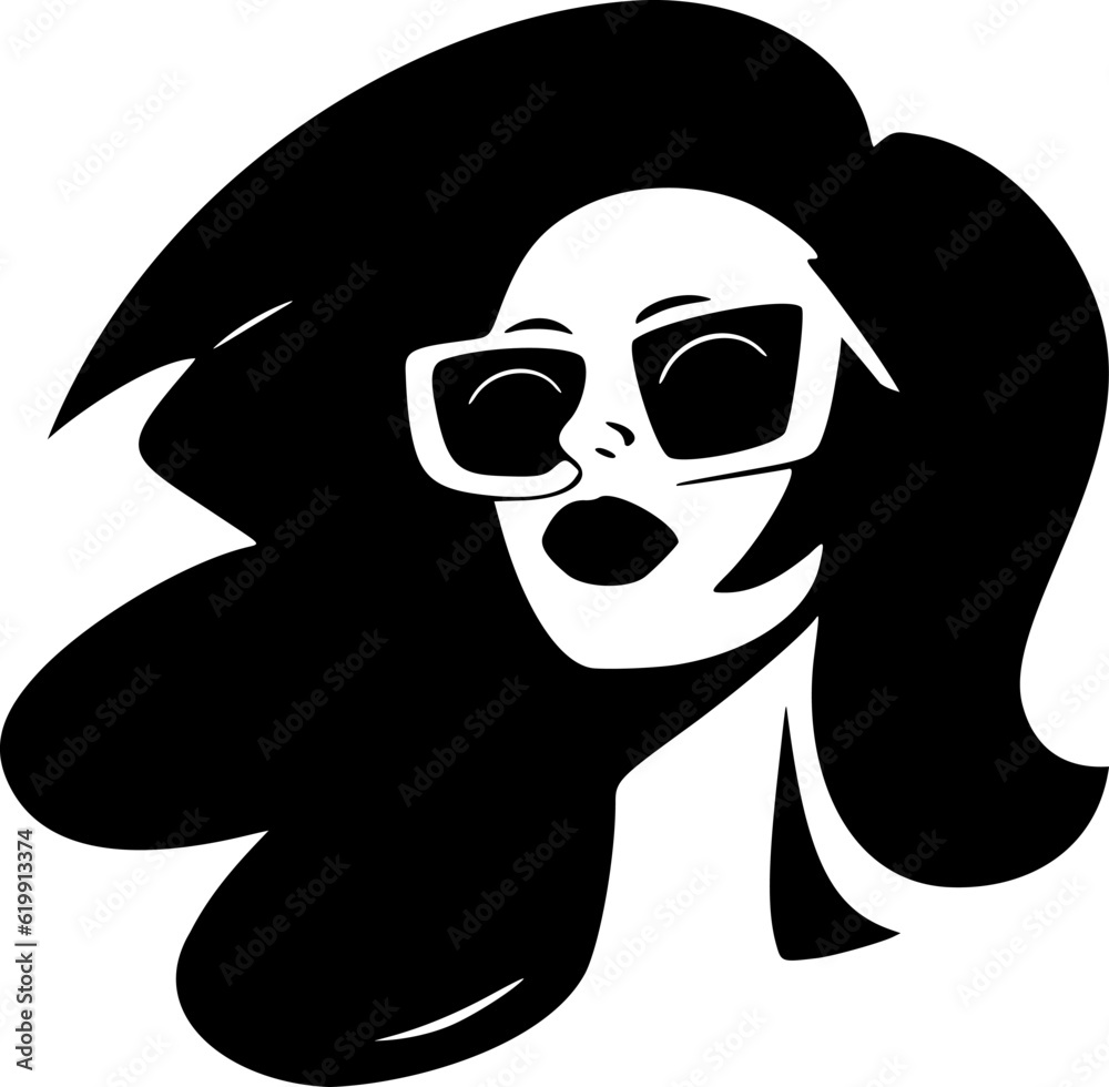 Elegant woman with sunglasses Elegant woman with sunglasses