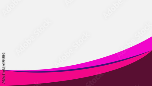 Abstract background banner curve color design vector