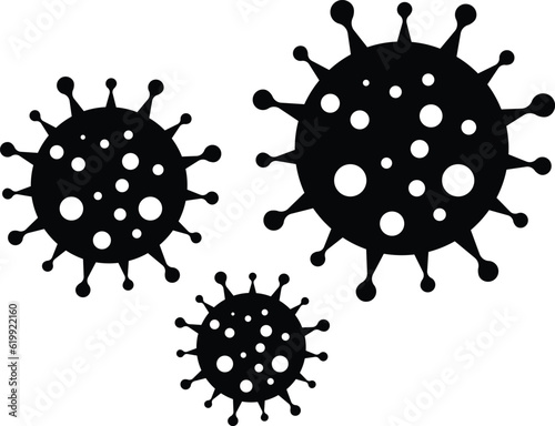 Fotobehang Corona virus vector