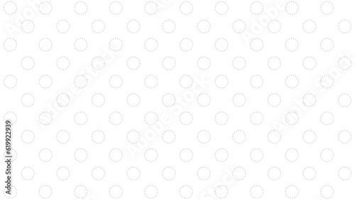 White seamless pattern with grey circles