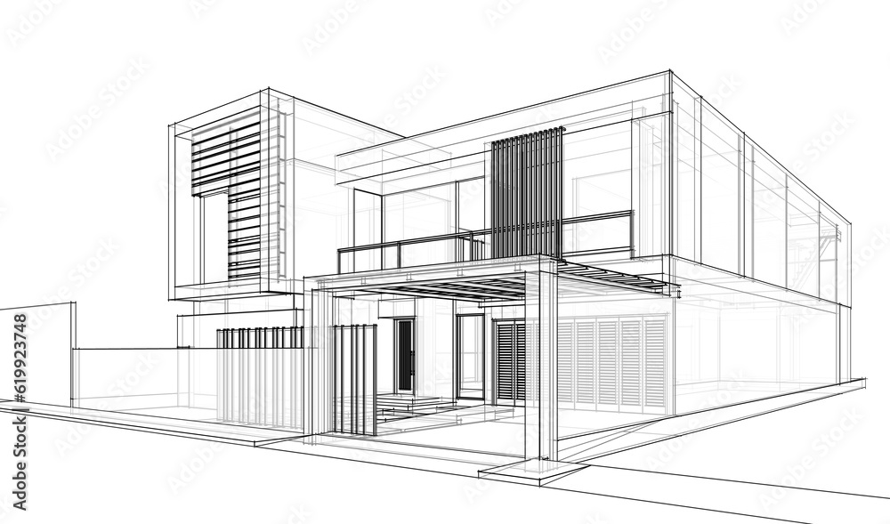 sketch of building sketch of building