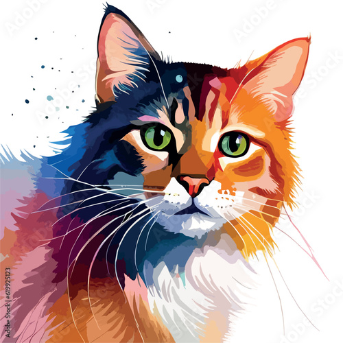 illustration of a cat