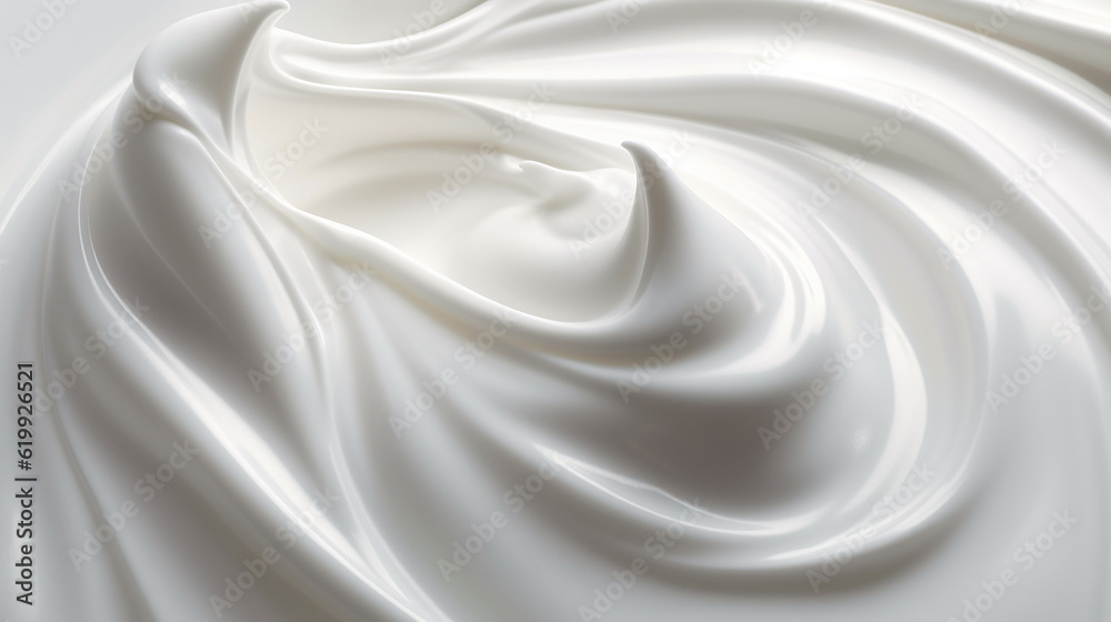 Creamy Delight: White Milk Cream. Generative AI
Creamy Delight: White Milk Cream. Generative AI