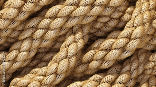 Close up of a brown rope background.