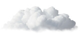 white cloud on transparent background, png