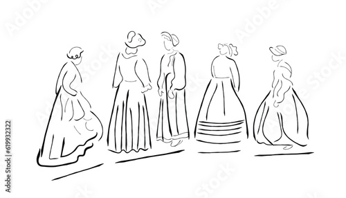 group of middle aged women