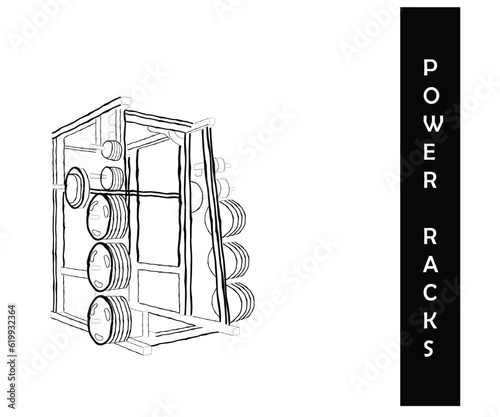 power rack illustration