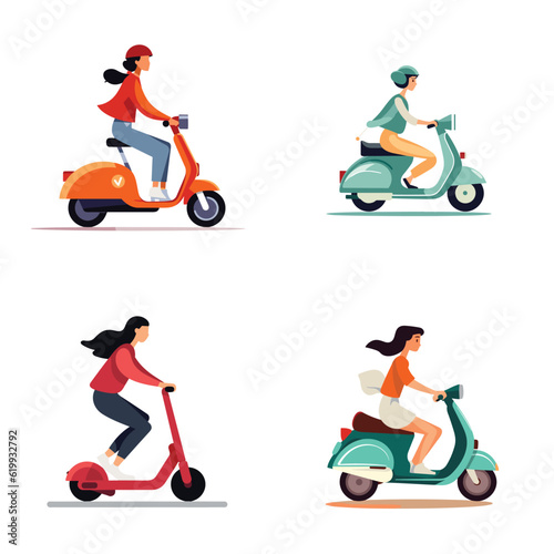 set of scooter