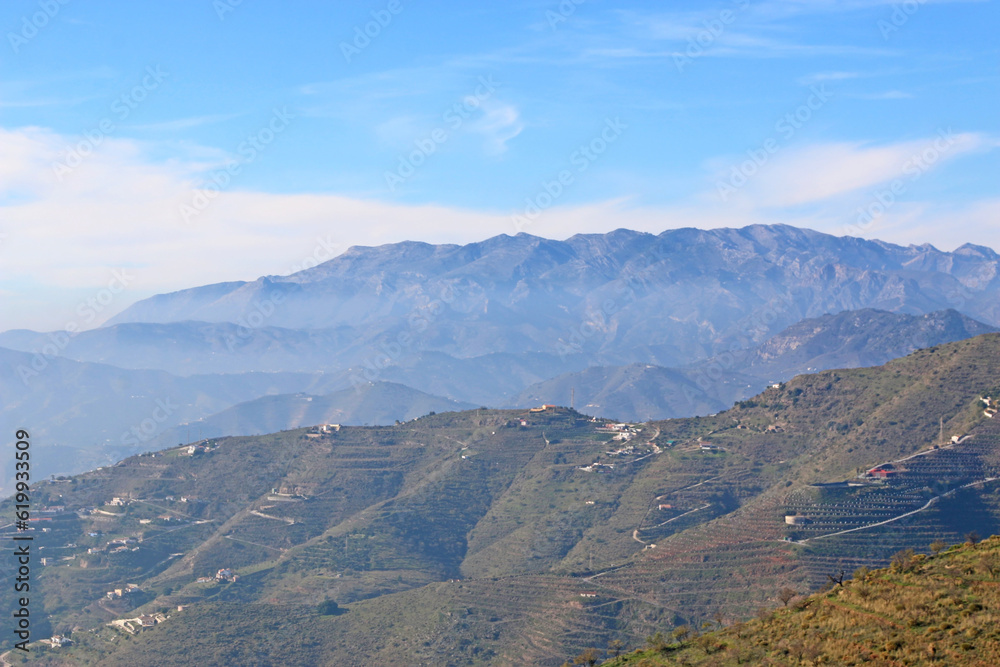 Mountains of Andalucia from Itrabo, Spain