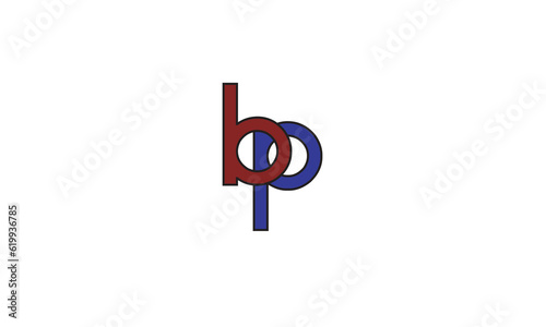 BP, PB, P, B Abstract Letters Logo Monogram