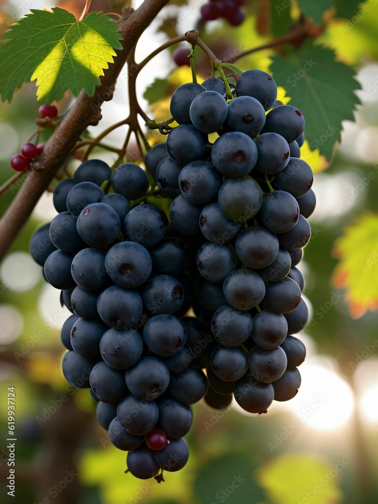 purple grape vine
