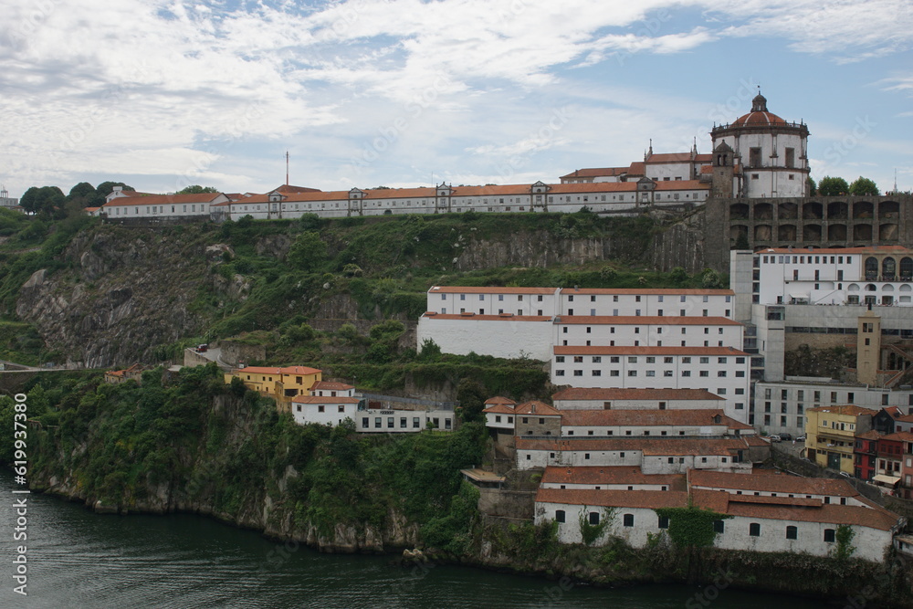 The Monastery of Serra do Pilar, a former monastery located in Vila Nova de Gaia, Portugal, on the opposite side of the Douro River from Porto (Oporto), Portugal