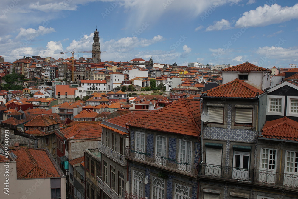 Cityscape of the Porto (Oporto), the second largest city in Portugal located on the River Douro Cityscape of the Porto (Oporto), the second largest city in Portugal located on the River Douro