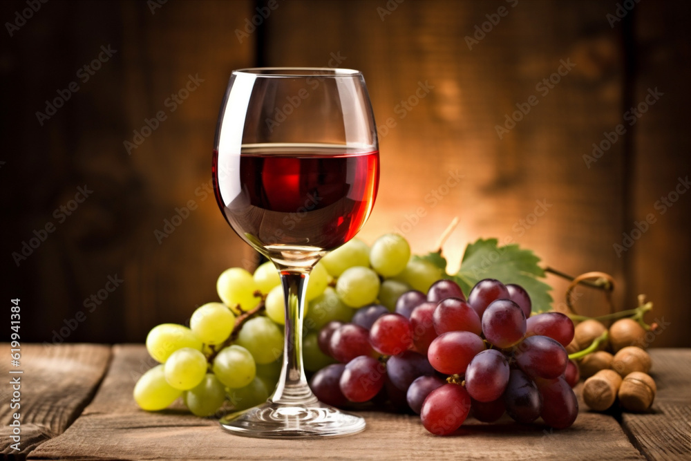 background alcohol wine winery glass beverage bottle grape drink food autumn. Generative AI. background alcohol wine winery glass beverage bottle grape drink food autumn. Generative AI.