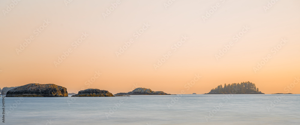 Sunset at the Carolina Channel, Vancouver Island Sunset at the Carolina Channel, Vancouver Island